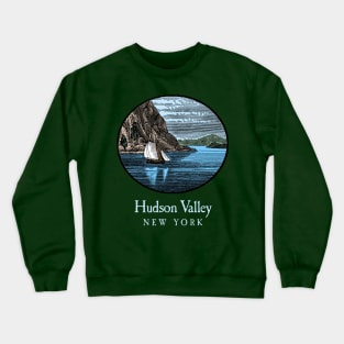 Hudson River Valley Storm King For Dark Backgrounds Crewneck Sweatshirt